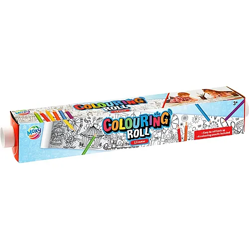 Sombo Malrolle 2.5mx42cm mit Stiften mit 6 Stiften