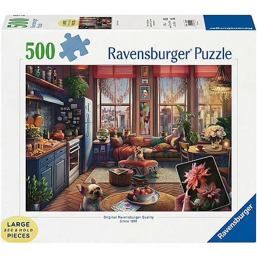 Ravensburger Puzzle Cozy Boho Studio (500Teile)