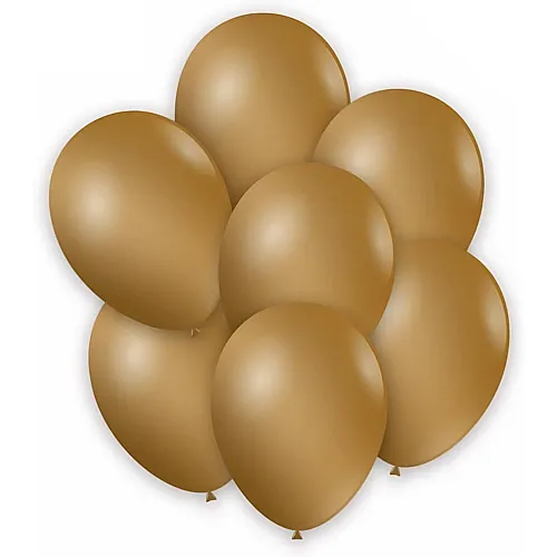 Rubber balloons gold 120cm 100 pcs. in a bag