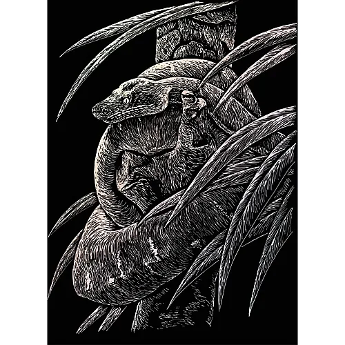 Royal & Langnickel R&l Gravures D'art Std Holo Serpent 21.3x29.5cm