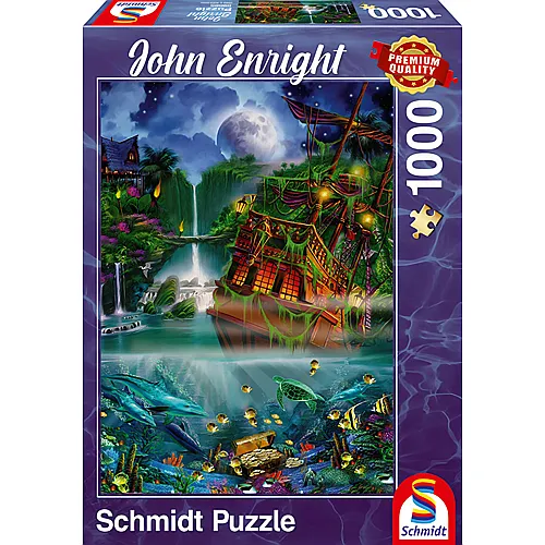 Schmidt Puzzle John Enright Versunkener Schatz (1000Teile)
