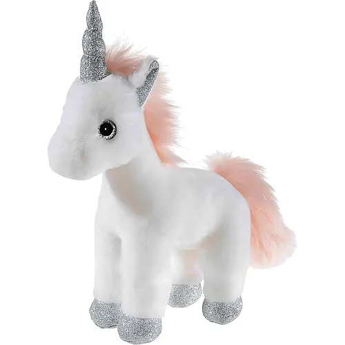 Einhorn stehend mit Glitzer - 28 cm