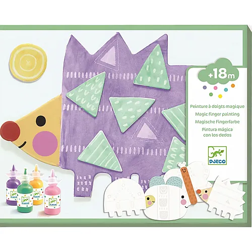 Djeco Magische Fingerfarben Kleine Formen