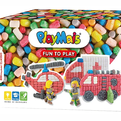 PlayMais Fun to Play Feuerwehrauto zum spielen (500Teile)