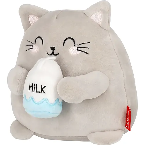 Legami Super Soft! Katze mit Milch - 15 cm