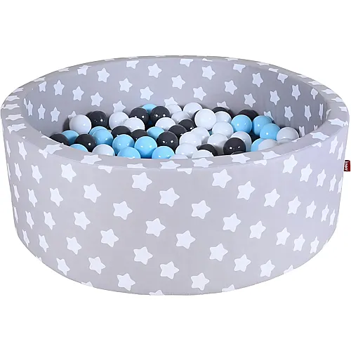 Knorrtoys B�llebad soft - Grey white stars