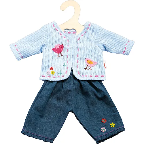 Heless Jacke mit Jeans Blau - 35 - 45 cm