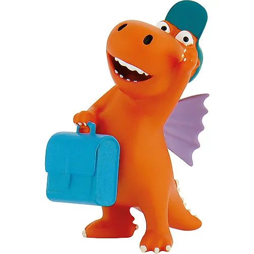 Bullyland Comic World Kleiner Drache Kokosnuss mit Tasche