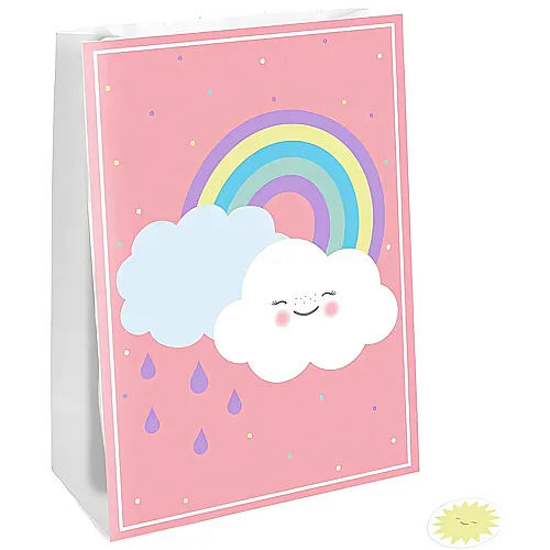Amscan Papiertten Rainbow & Cloud (4Teile)