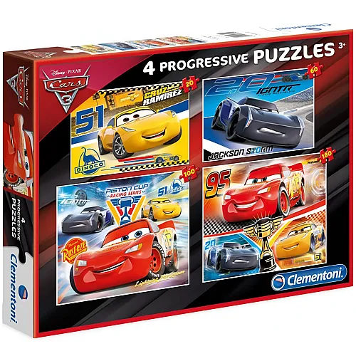 4in1 Disney Cars - 20 Teile