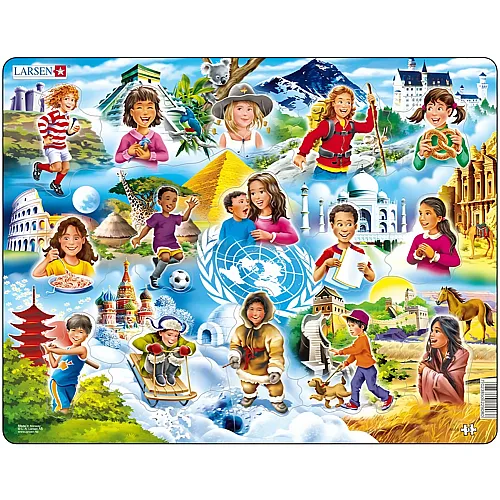 Larsen Puzzle Welt der Kinder - 15 Teile