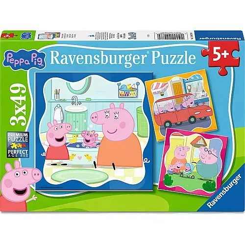3in1 Peppa Pig 49Teile