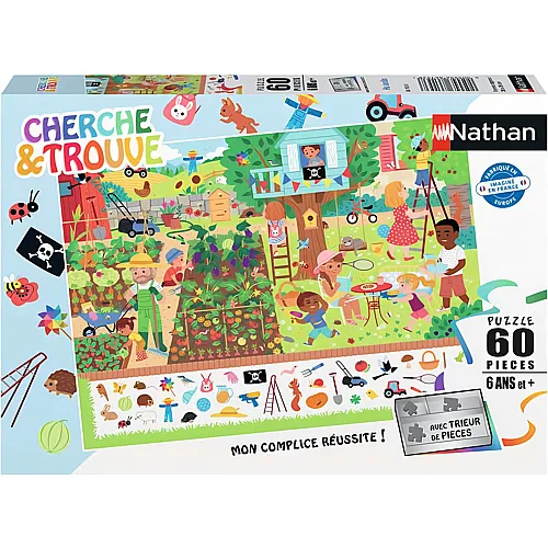 Nathan Puzzle Im Garten - 60 Teile