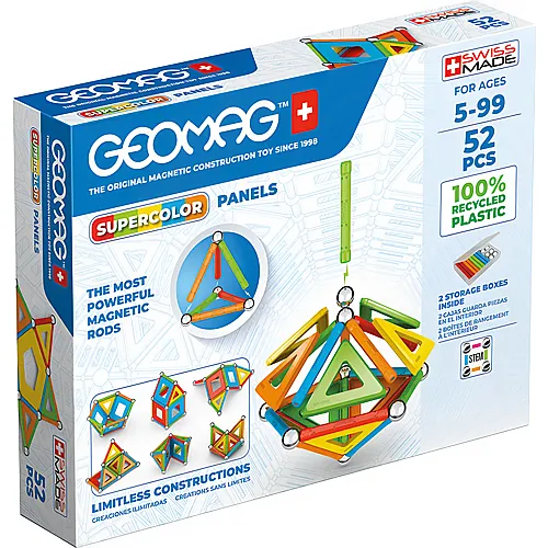 Geomag Panels Supercolor (52Teile)