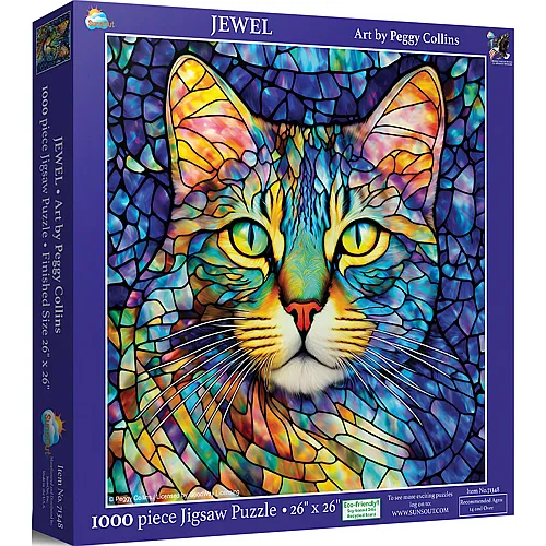 SunsOut Puzzle Peggy Collins Juwel - 1000 Teile