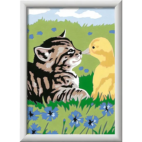 Ravensburger CreArt Malen nach Zahlen - Tierfreundschaft