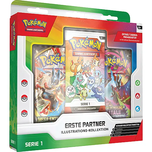 Pok�mon TCG Pok�mon Erste Partner Illustrations-Kollektion Serie 1 - Deutsch