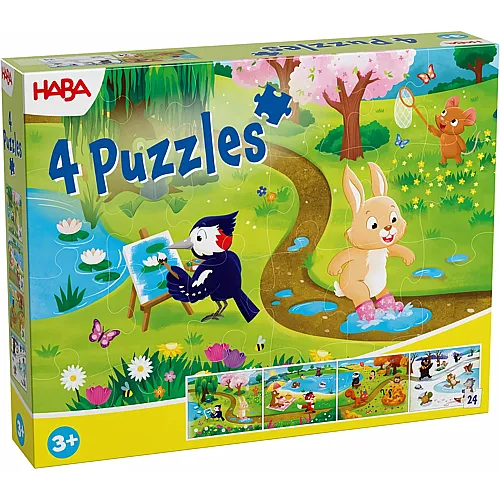 HABA Puzzle Die 4 Jahreszeiten - 24 Teile