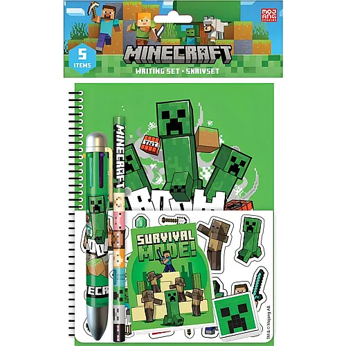 Sombo Minecraft Schreibset mit viel Zubeh�r