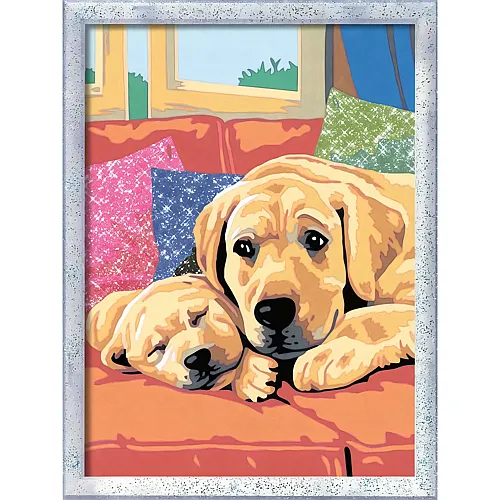 Ravensburger CreArt Malen nach Zahlen - Hundeliebe