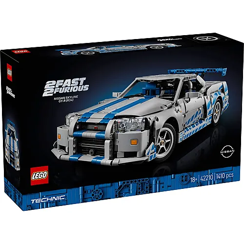 Fast & Furious Nissan Skyline GT-R R34 Flitzer 42210