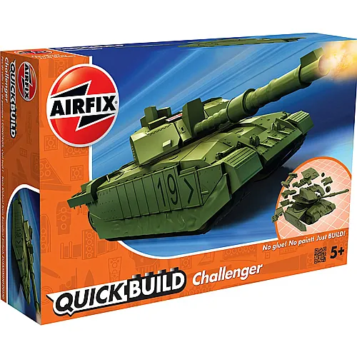 Airfix Quickbuild Challenger Tank Green (35Teile)