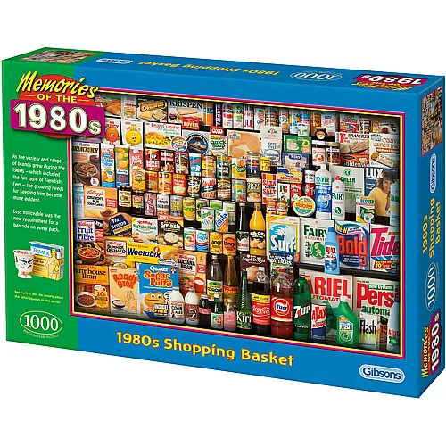 Gibsons Puzzle 1980's Shopping (1000Teile)