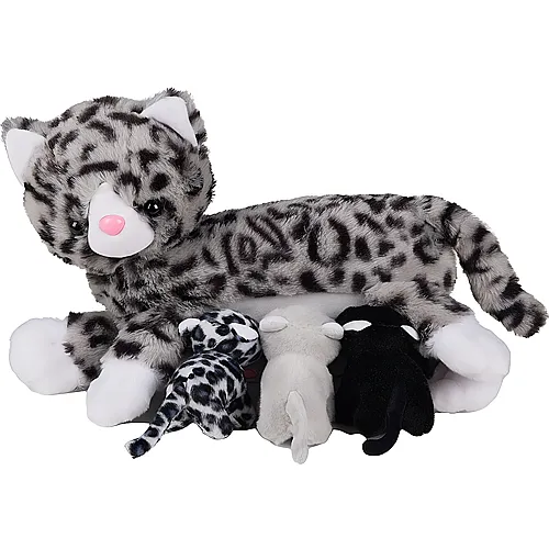 Mamanimals Mama Katze & Babys (25cm)