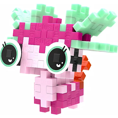 Plus-Plus 31 Kreativ Bausteine Axolotl pink