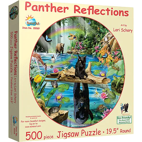 Panther Reflections 500Teile