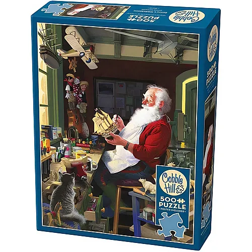 Cobble Hill Puzzle Santa's Workbench - 500 Teile