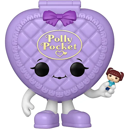 Polly Pocket Heart Shell Lila 158