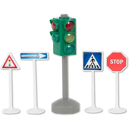 Toy Fun TOF Ampel mit Verkehrszeichen