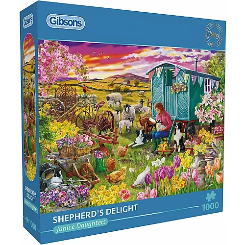Gibsons Puzzle Janice Daughters Shepherd's Delight - 1000 Teile