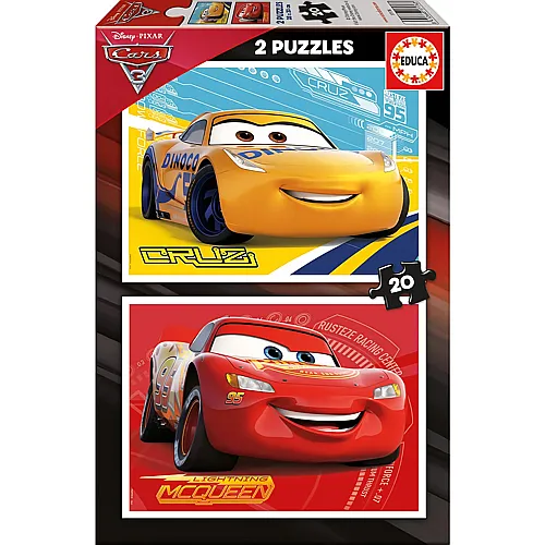 Educa Puzzle 2in1 Disney Cars - 20 Teile