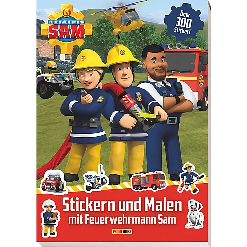 Panini Feuerwehrmann Sam Stickern und Malen
