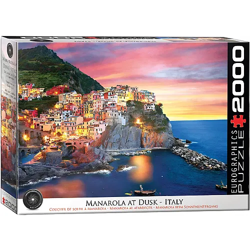 Eurographics Puzzle Manarola in der D�mmerung - 2000 Teile