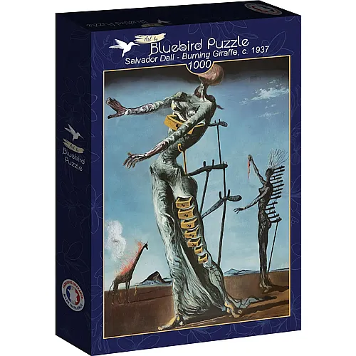 Bluebird Puzzle Salvador Dali Burning Giraffe, c. 1937 - 1000 Teile