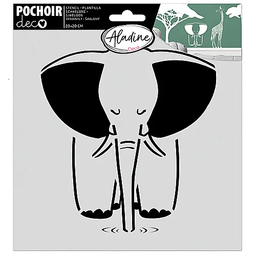 Schablone Elephant