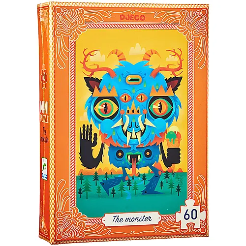 Djeco Puzzle The Monster (60Teile)