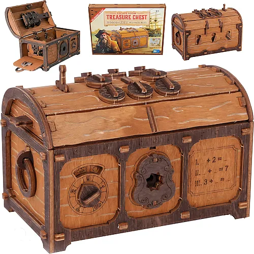 3D Treasure Chest Escape Room 165Teile