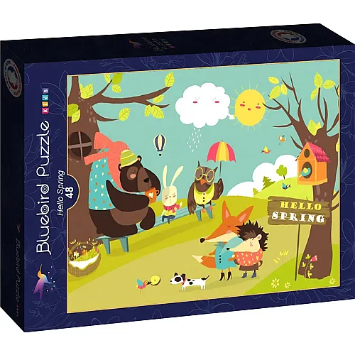 Bluebird Puzzle Hello Spring - 48 Teile