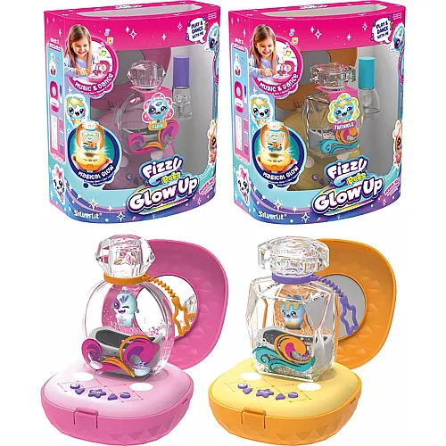 Silverlit Fizzy Pets Glow Up Deluxe Pack 1 Flakon, B�hne, Fl�schchen,