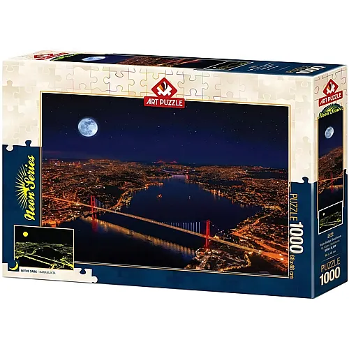 Art Puzzle Neon Puzzle - Three Bridges, Bosphorus - 1000 Teile