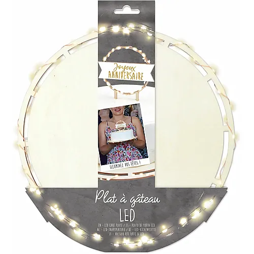 ScrapCooking Kuchenplatte rund LED - � 26.5 cm
