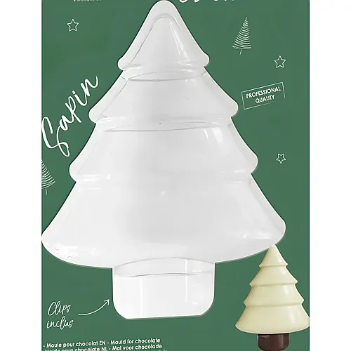 ScrapCooking Schokoladenform Tannenbaum 3D - 15.9 x 18.3 cm
