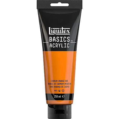 Liquitex Lqx Basics Acrylfarbe 250ml Tube Kadmiumorange Farbton
