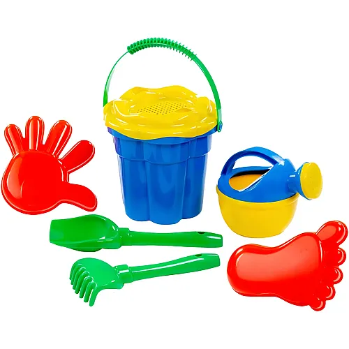 Cavallino Toys Eimerset Blau - 7 Teile