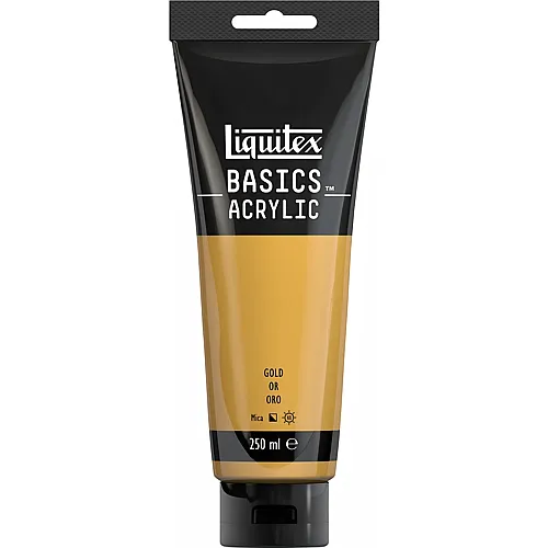 Liquitex Lqx Basics Acrylfarbe 250ml Tube Gold