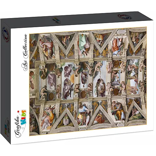 Grafika Puzzle Grafika Kids Michelangelo: Die Sixtinische Kapelle - 12 Teile